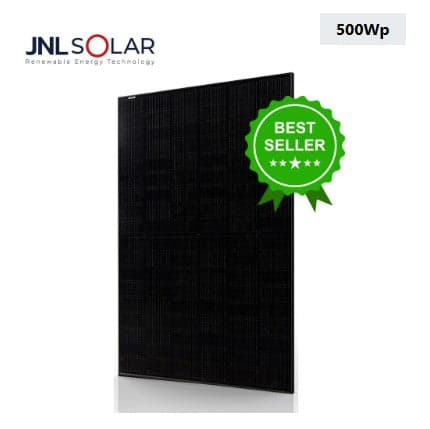 JNL Solar 500W Optimax+ | Full Black | Dual Glass