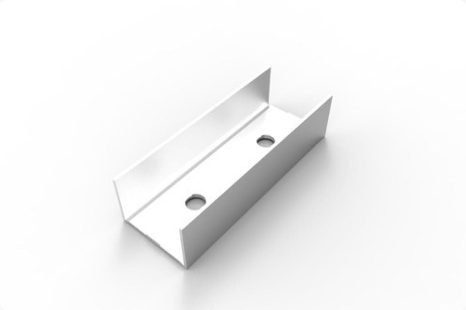 Jonction de rail 40x40 - Alu