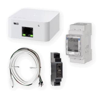 Zaptec Sense + compteur direct monophasé, max 100 A
